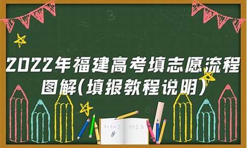 福建高考报志愿在什么时间,福建填高考志愿时间