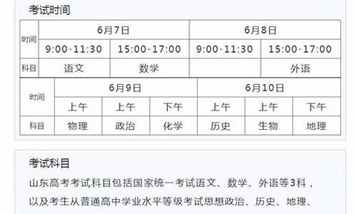 16年山东高考时间_山东16年高考是几卷