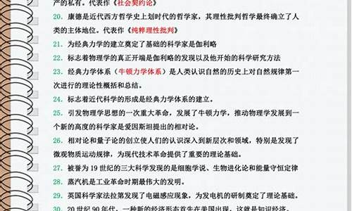 2021高考知识点大全 总结_历年高考知识点