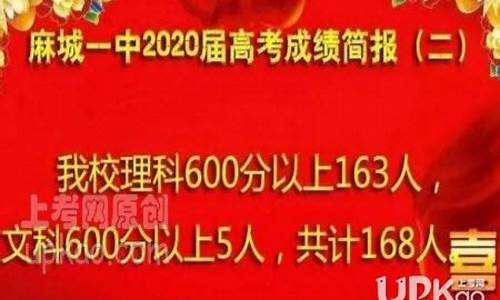 麻城2015高考成绩_麻城2020年高考喜报