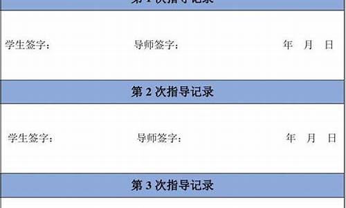 本科学业导师指导记录_本科学业导师指导记录内容范文