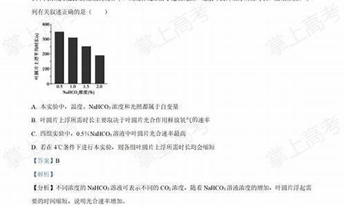 新高考海南卷生物_海南高考生物答案解析