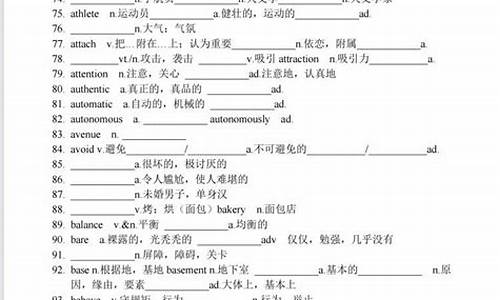 高考词汇200句搞定_高考重点词汇翻译练习