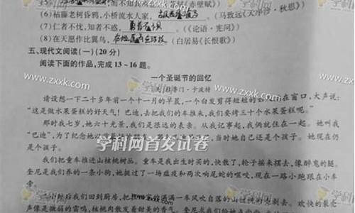 江苏2017年高考语文试卷,2017江苏高考语文考卷